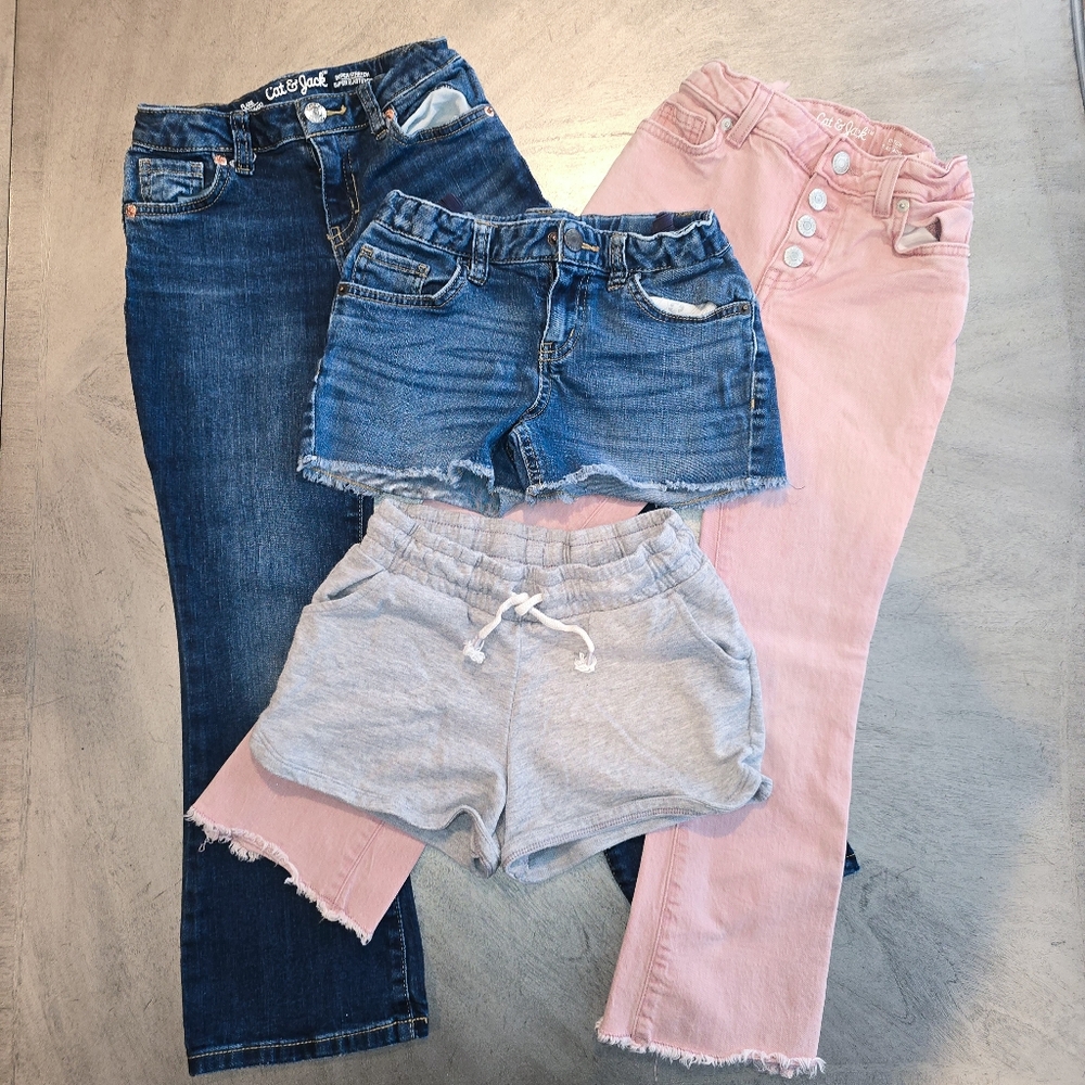 Cat & Jack Kids Jeans Bundle of 4